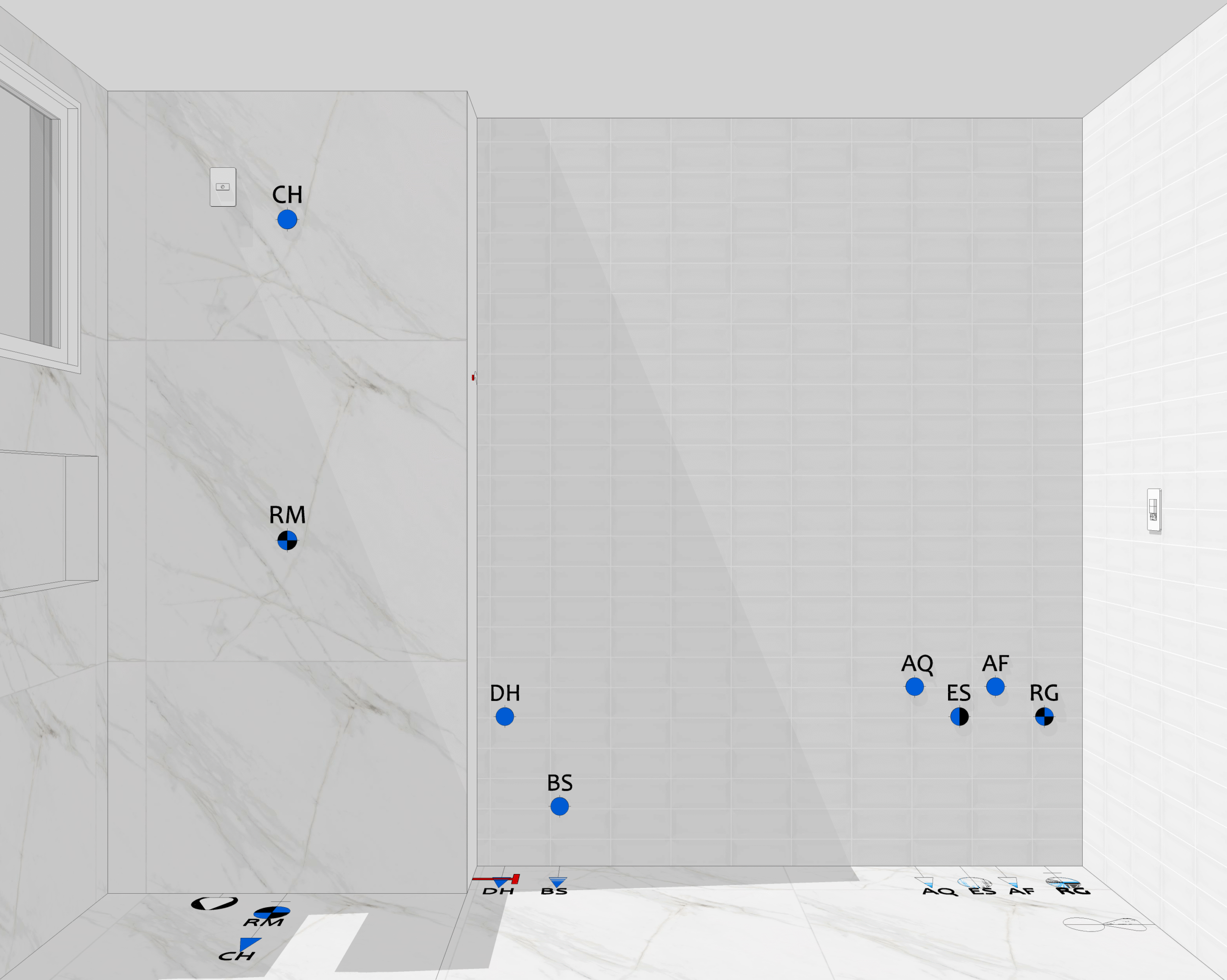 1-Banho Master- Paisagem 01 - Levantamento