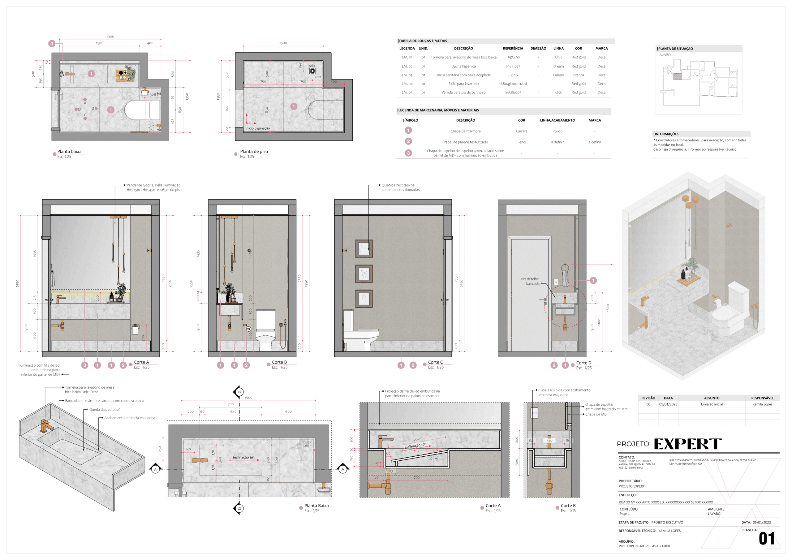 PROJ EXPERT-AIT-PE-LAVABO-R00