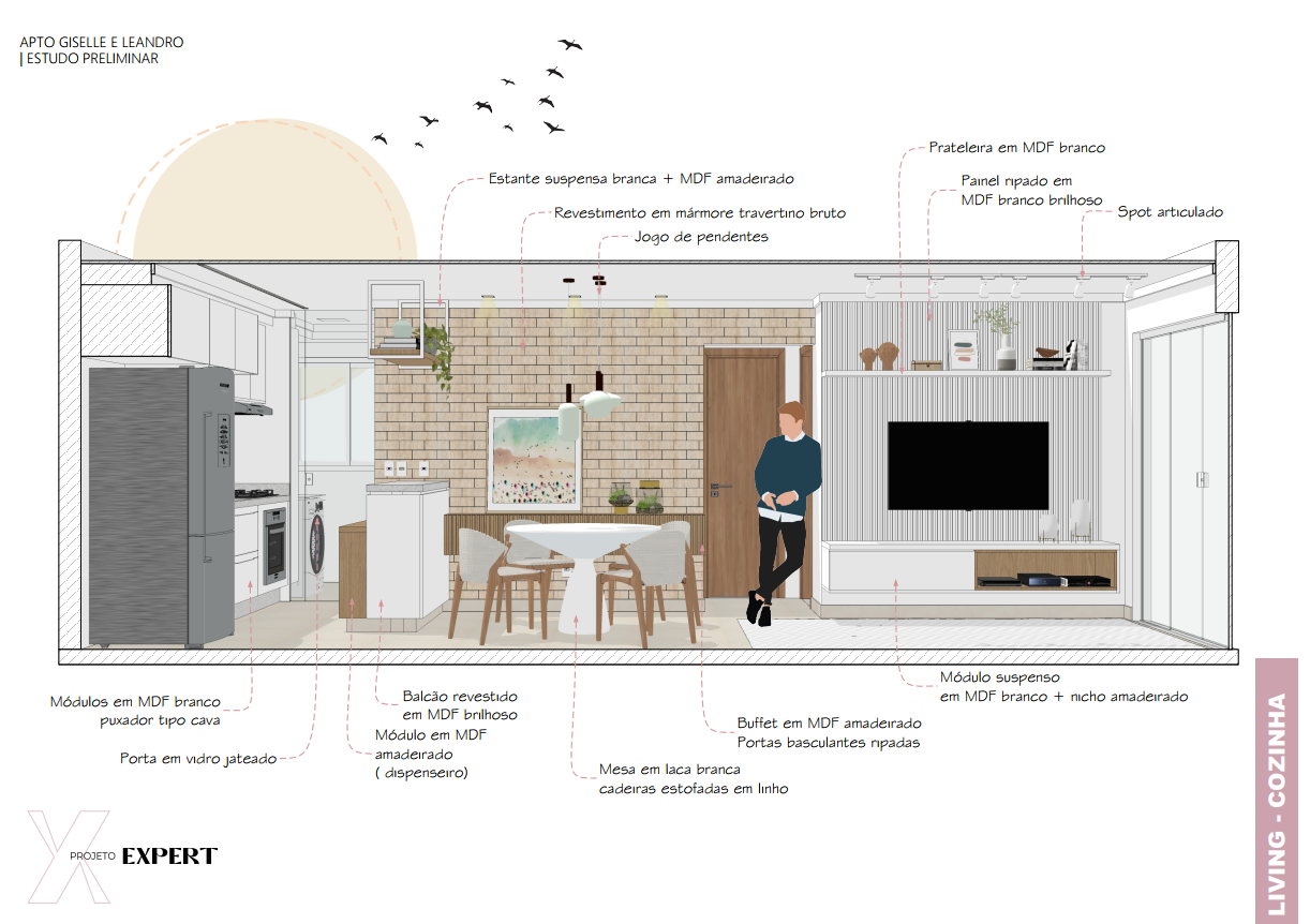 apto gisele conceito