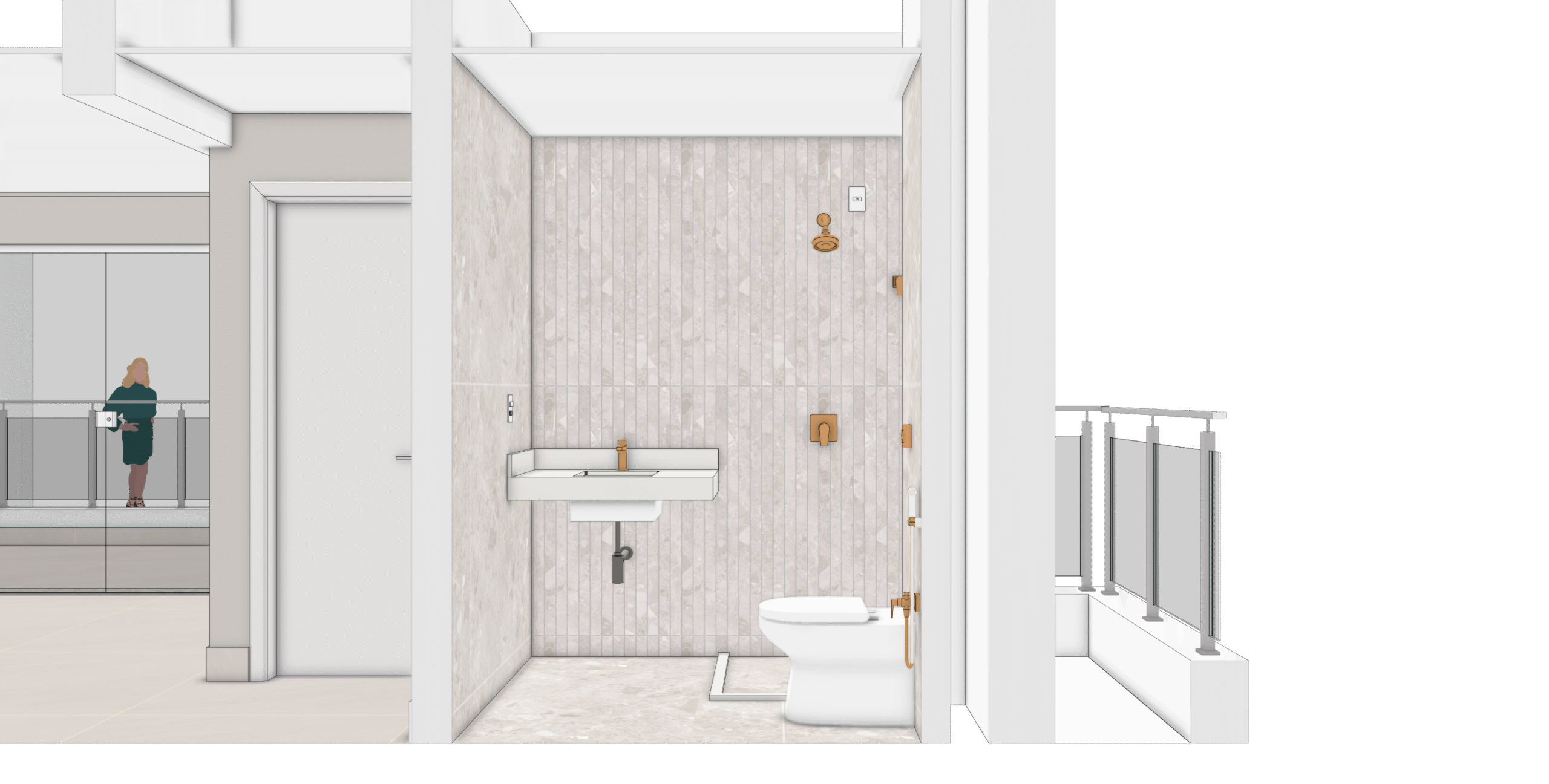 banho 2 vista frontal